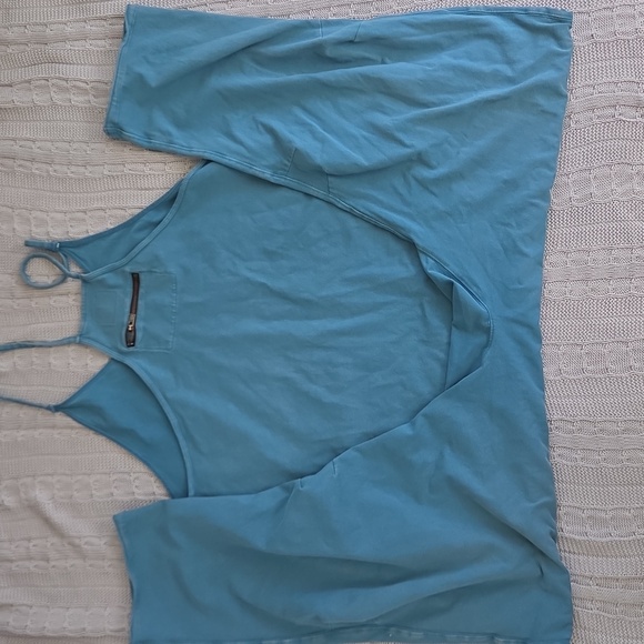 Free People Hot Shot Onesie Skyline Blue Medium - Picture 5 of 7